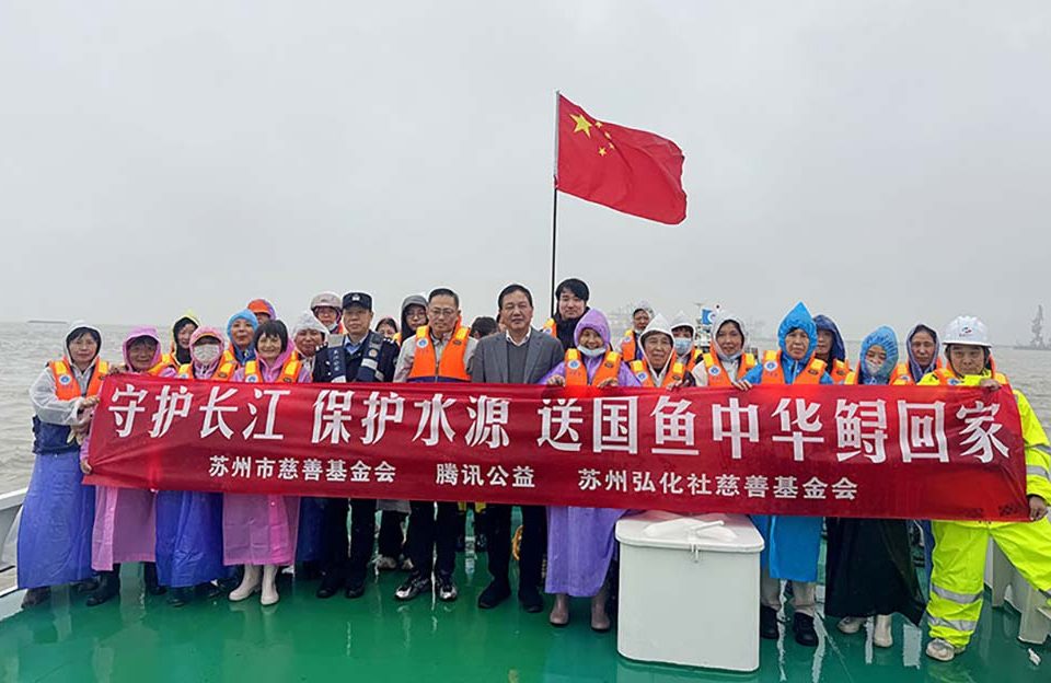 慈善助力守护长江生态 1334尾中华鲟放归长江